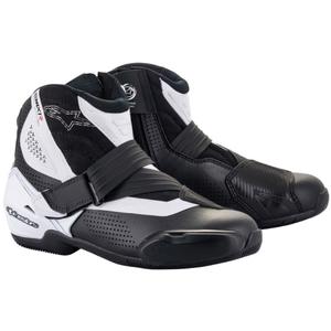 Botas de moto Alpinestars SMX-1 R Vented negro-blanco