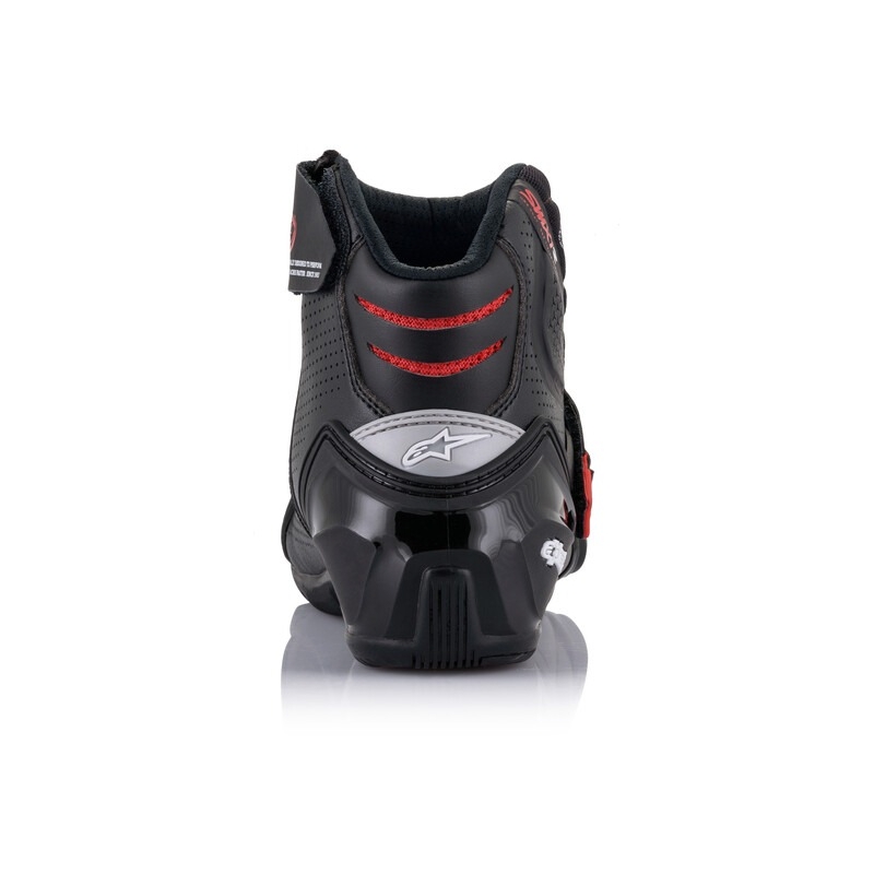 Botas de moto Alpinestars SMX-1 R Vented negro-rojo