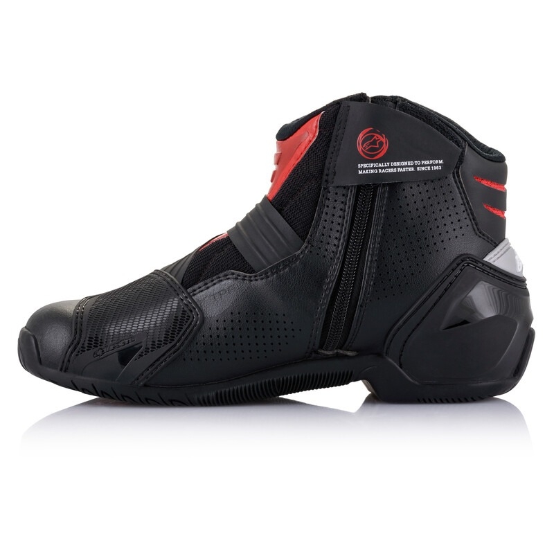 Botas de moto Alpinestars SMX-1 R Vented negro-rojo