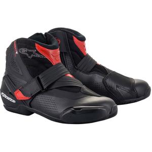 Botas de moto Alpinestars SMX-1 R Vented negro-rojo