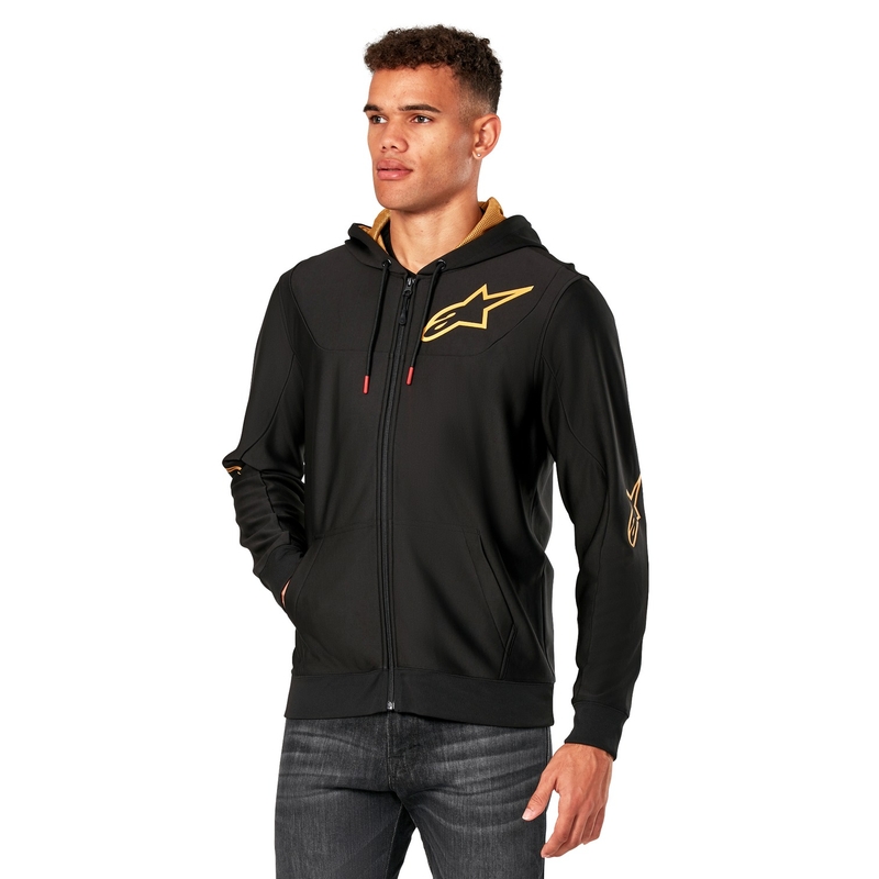 Sudadera Alpinestars Sessions 3 negro-oro