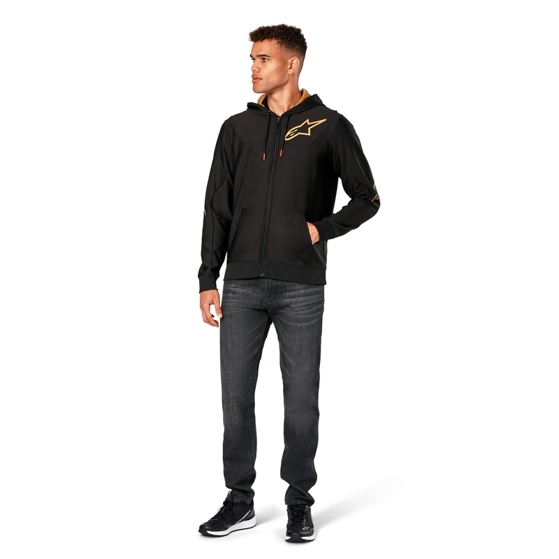 Sudadera Alpinestars Sessions 3 negro-oro