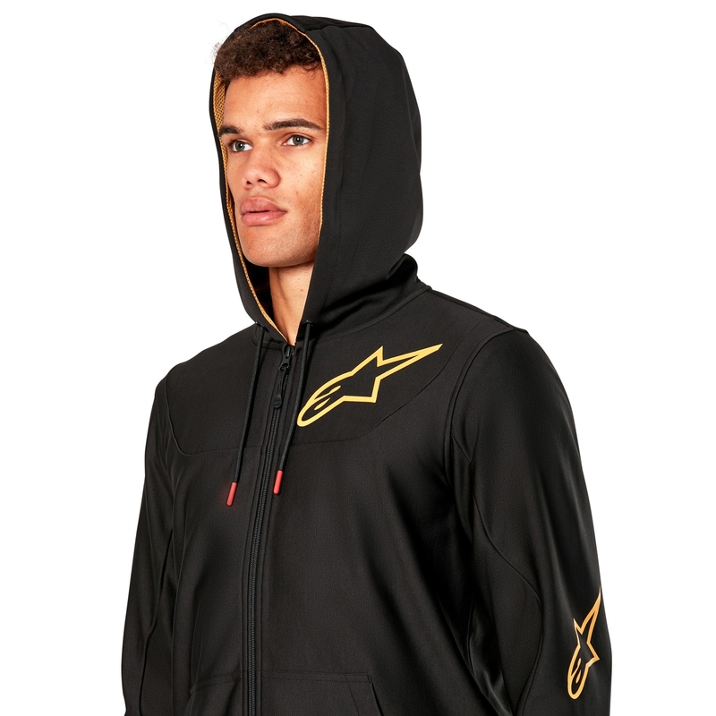Sudadera Alpinestars Sessions 3 negro-oro