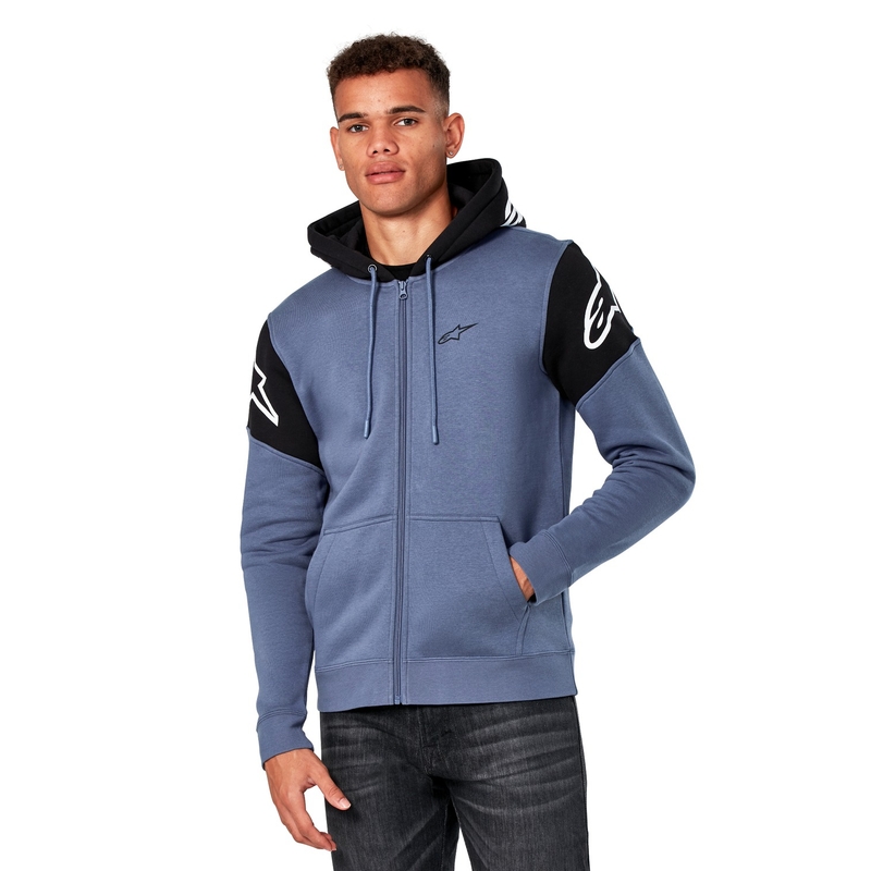 Sudadera con capucha Alpinestars Velocity azul-negro