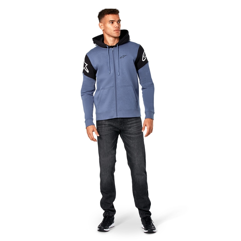 Sudadera con capucha Alpinestars Velocity azul-negro