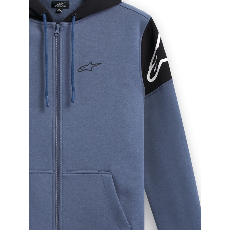 Sudadera con capucha Alpinestars Velocity azul-negro