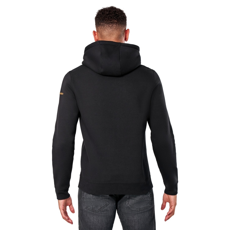 Sudadera con capucha Alpinestars Gilded negro-oro