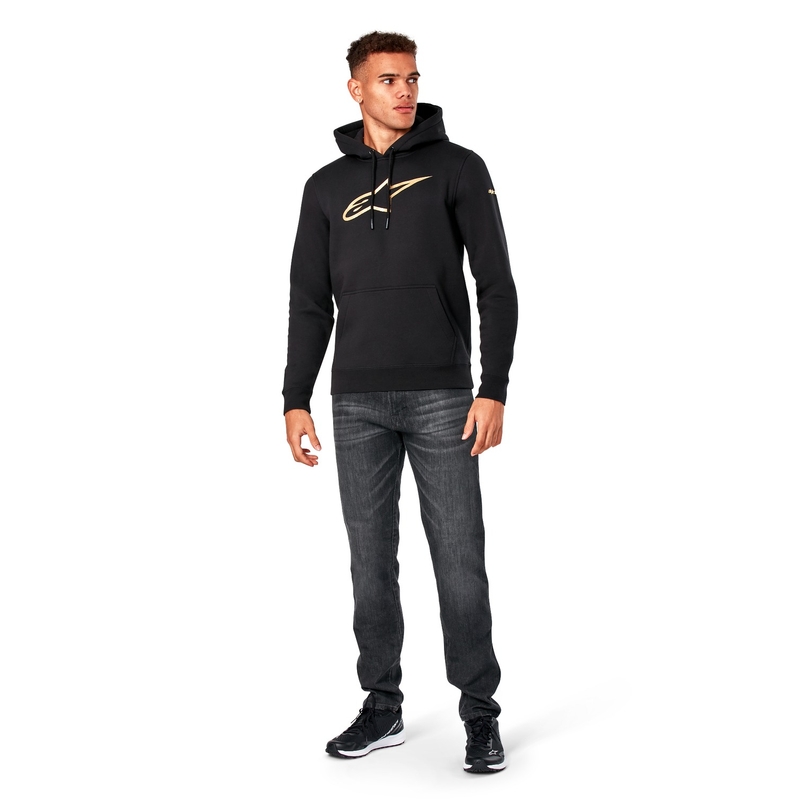 Sudadera con capucha Alpinestars Gilded negro-oro