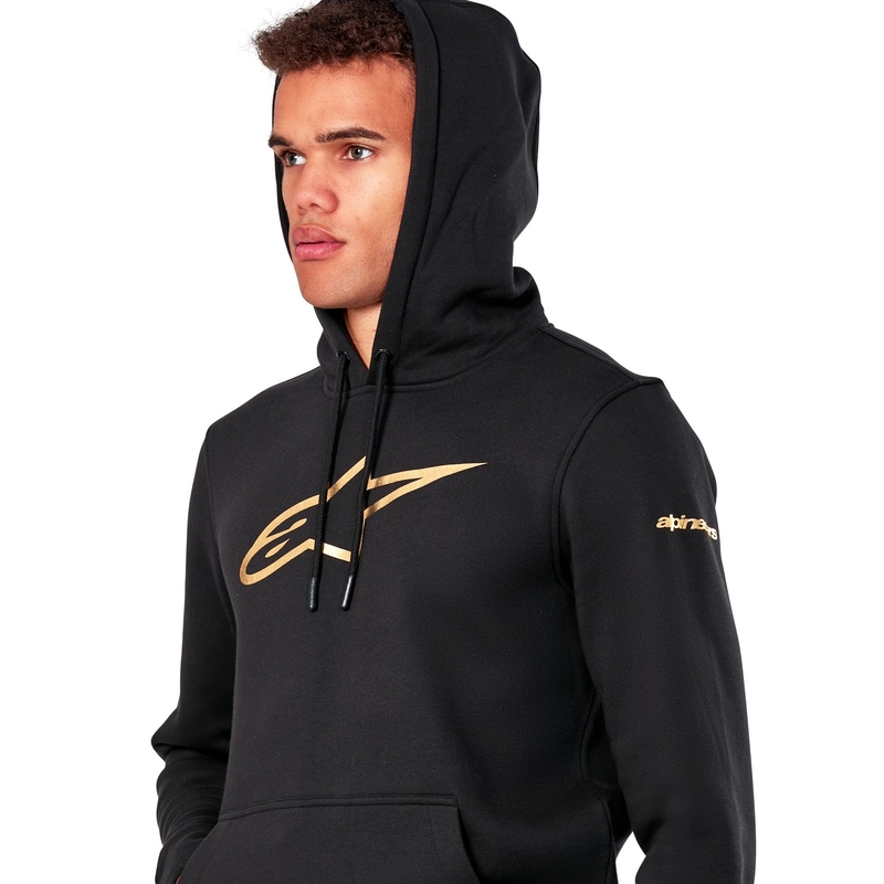 Sudadera con capucha Alpinestars Gilded negro-oro