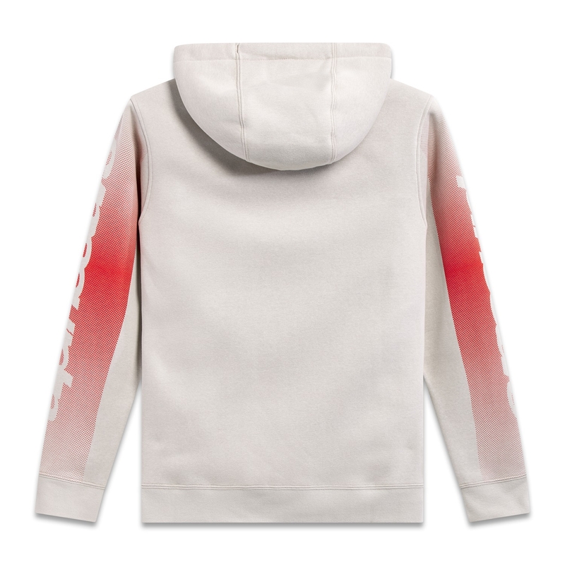 Sudadera con capucha Alpinestars Arising blanco crudo-azul-rojo