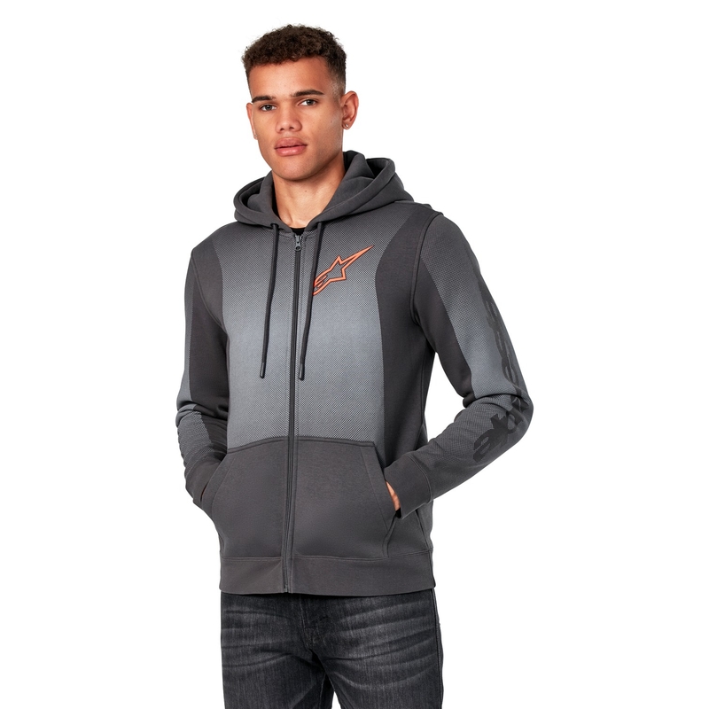 Sudadera con capucha Alpinestars Arising gris oscuro-gris claro