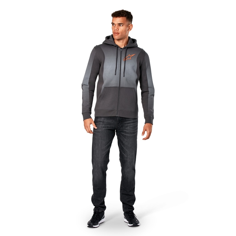 Sudadera con capucha Alpinestars Arising gris oscuro-gris claro