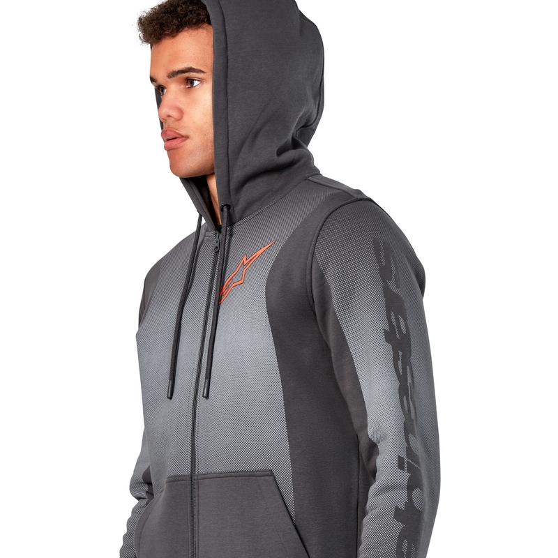 Sudadera con capucha Alpinestars Arising gris oscuro-gris claro