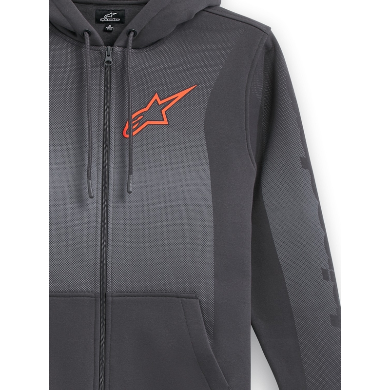 Sudadera con capucha Alpinestars Arising gris oscuro-gris claro