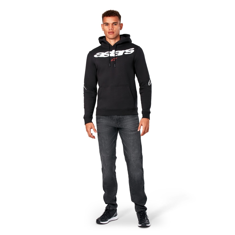 Sudadera con capucha Alpinestars Elliptic negro
