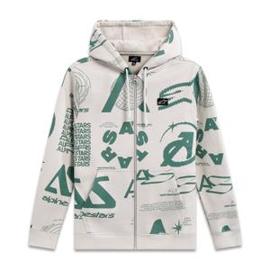 Sudadera con capucha Alpinestars Determinant blanco roto