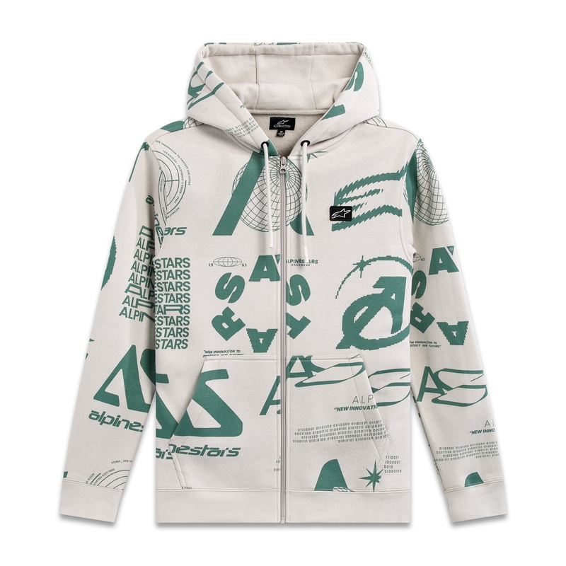 Sudadera con capucha Alpinestars Determinant blanco roto