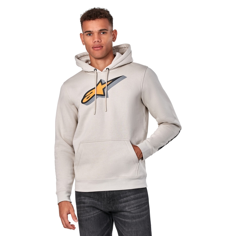 Sudadera con capucha Alpinestars Quickness blanco crudo
