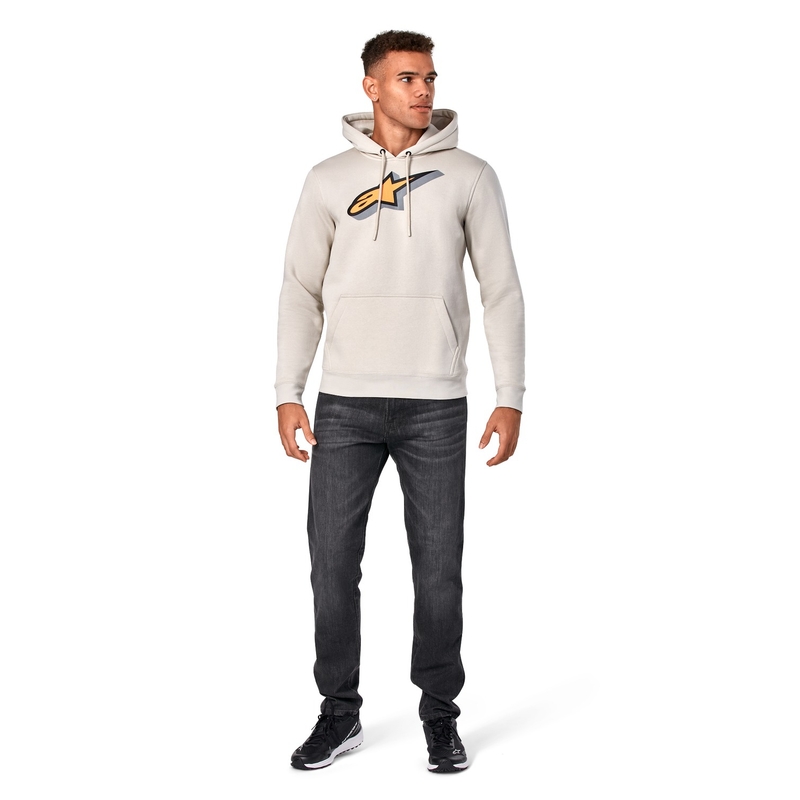 Sudadera con capucha Alpinestars Quickness blanco crudo