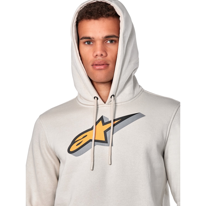Sudadera con capucha Alpinestars Quickness blanco crudo