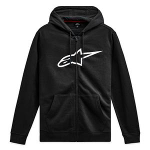 Sudadera con capucha Alpinestars Ageless Zip 3 negro-blanco