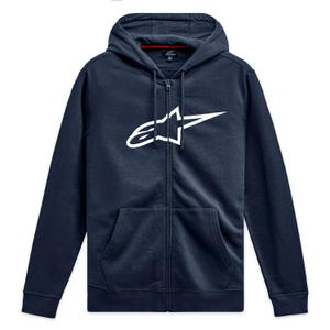 Sudadera con capucha Alpinestars Ageless Zip 3 azul-blanco