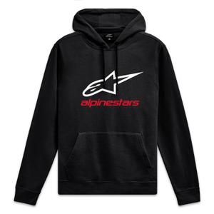 Sudadera con capucha Alpinestars Always 3 negro-blanco-rojo
