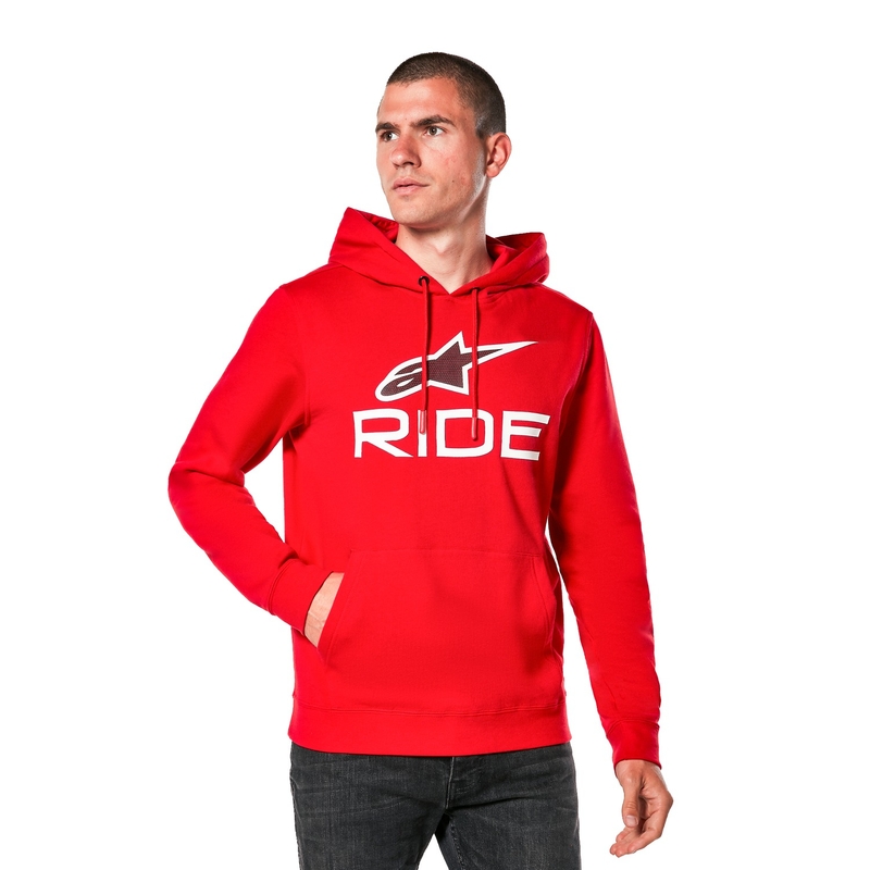 Sudadera Alpinestars Ride 4.0 rojo-blanco-negro