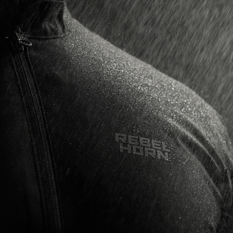 Chaqueta impermeable Rebelhorn In &amp; Out HydraShield PRO negro
