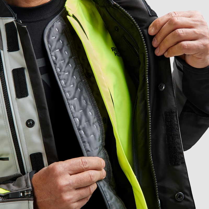 Chaqueta impermeable Rebelhorn In &amp; Out HydraShield PRO amarillo fluo