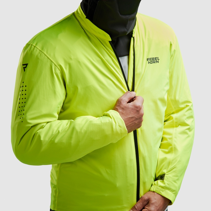 Chaqueta impermeable Rebelhorn In &amp; Out HydraShield PRO amarillo fluo