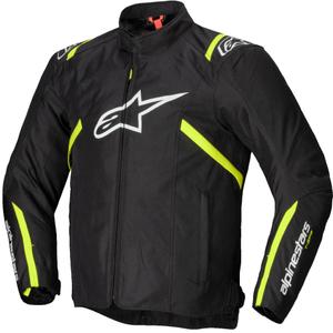 Chaqueta de moto Alpinestars T-SPS 2 Waterproof negro-blanco-amarillo fluo