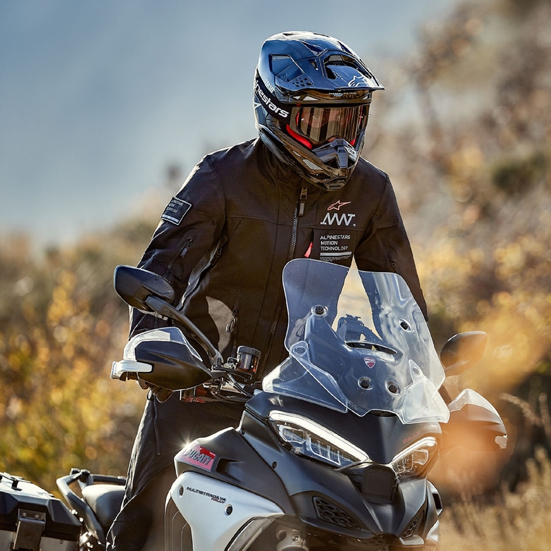Chaqueta Moto Alpinestars AMT-8 Stretch Drystar XF negro