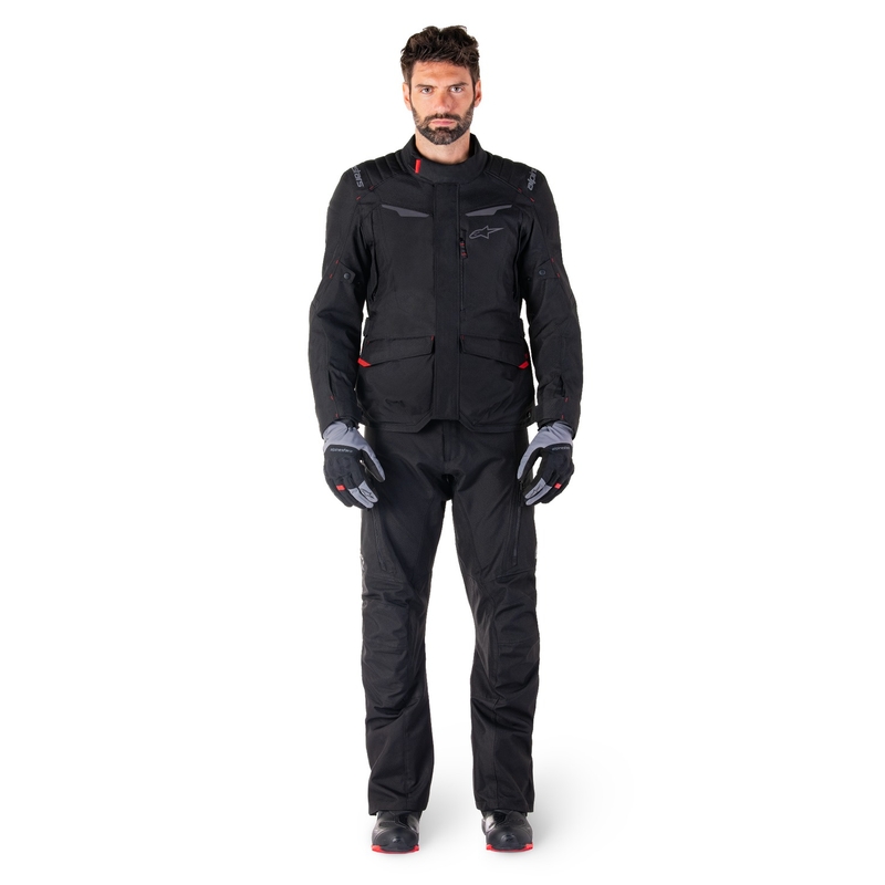 Chaqueta de moto Alpinestars ST-1 Impermeable negro