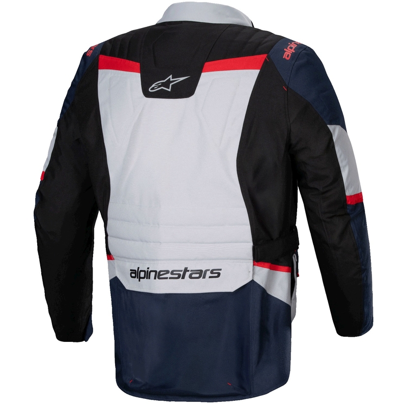 Chaqueta de moto Alpinestars ST-1 Waterproof azul oscuro-negro-rojo