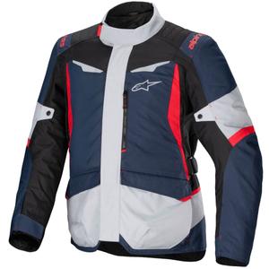 Chaqueta de moto Alpinestars ST-1 Waterproof azul oscuro-negro-rojo