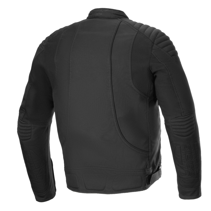 Chaqueta de Moto Alpinestars Clayton Resistente al Agua Negro-Negro