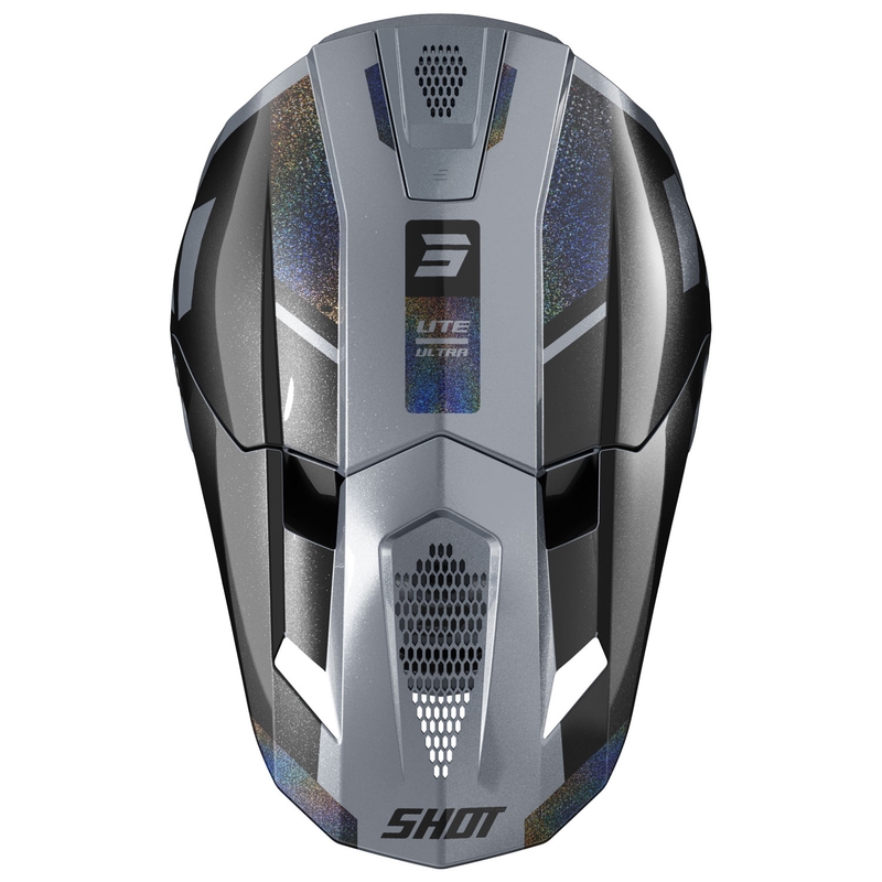 Casco de motocross Shot Lite Ultra mate holográfico