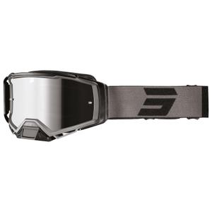 Gafas motocross Shot Core negro con plexiglás iridio