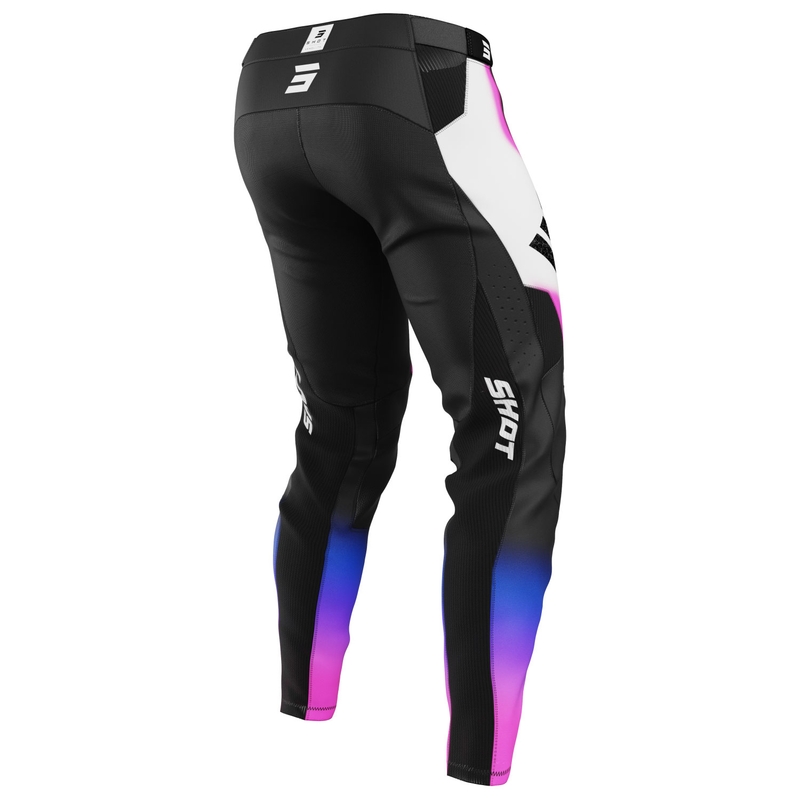 Pantalón motocross Shot Aerolite Astral azul-rosa