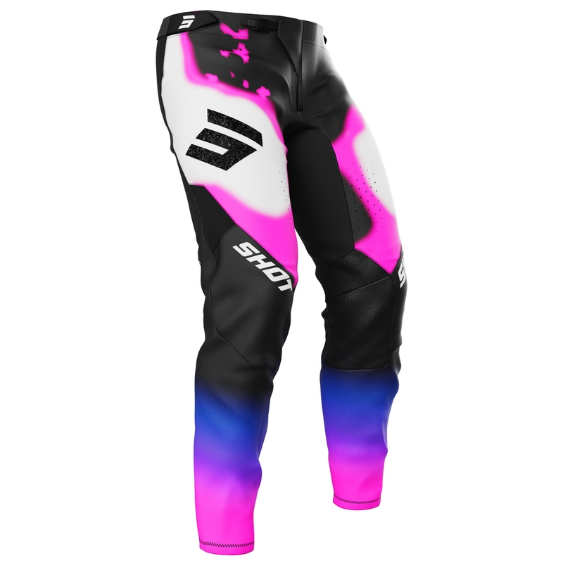 Pantalón motocross Shot Aerolite Astral azul-rosa