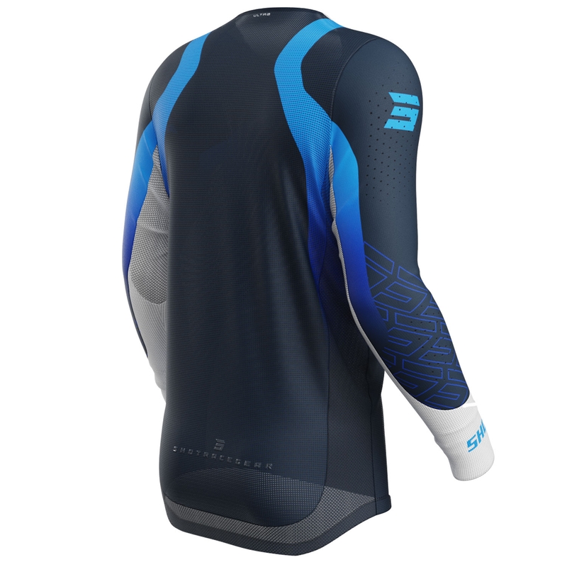 Camiseta motocross Shot Aerolite Ultra azul