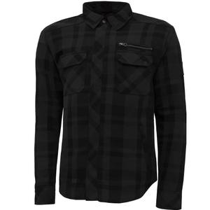 Camiseta de moto Street Racer Striker negra