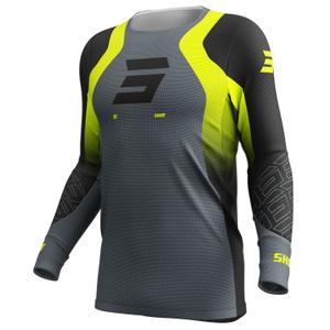 Camiseta motocross Shot Aerolite Ultra amarillo fluo