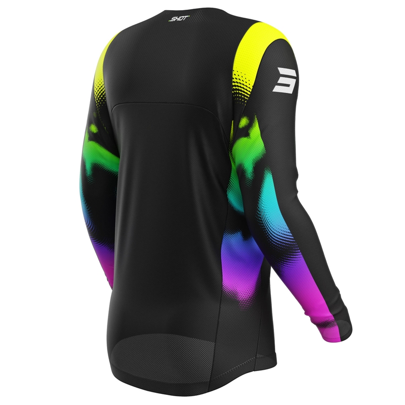 Camiseta motocross Shot Contact Nitro negro