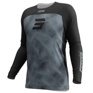 Camiseta motocross Shot Contact Onyx negro-gris