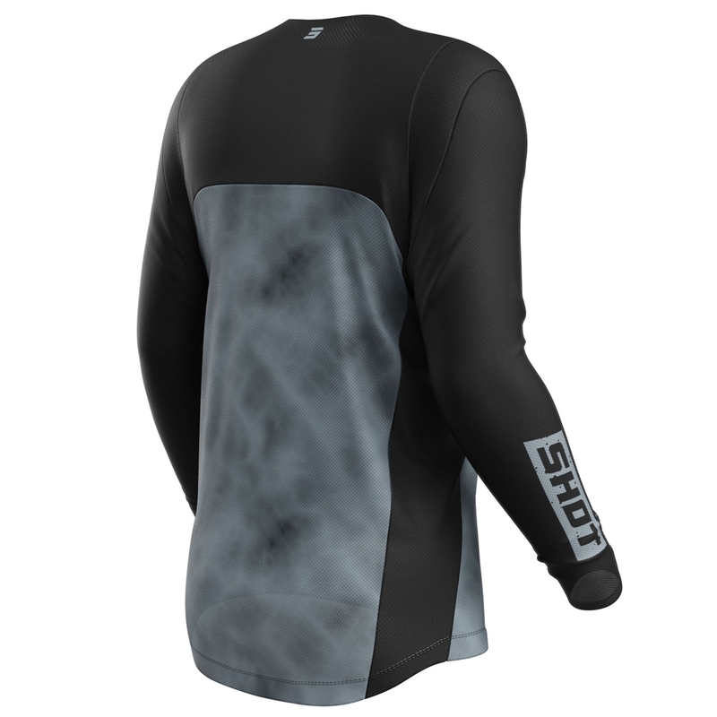 Camiseta motocross Shot Contact Onyx negro-gris