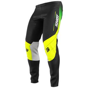 Pantalón motocross Shot Contact Apex amarillo fluo