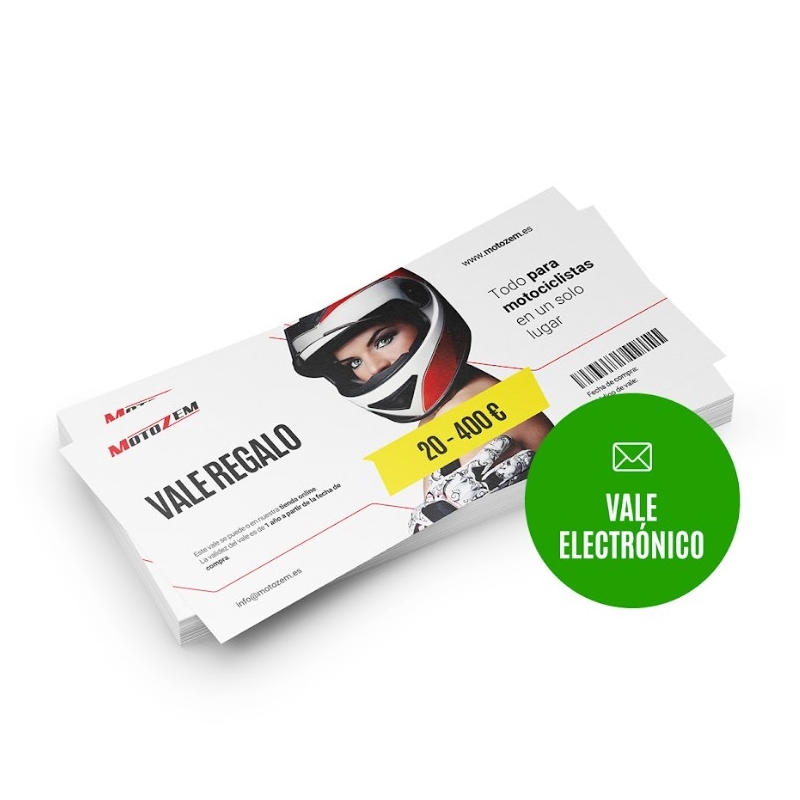 Vale regalo electrónico MotoZem