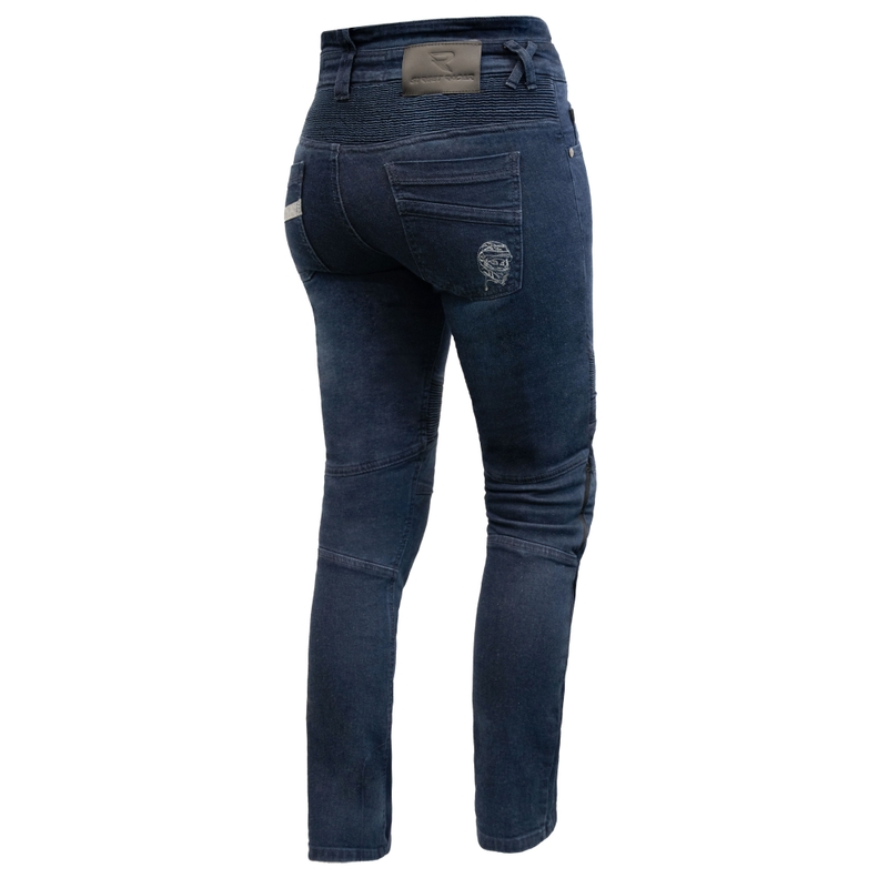 Vaqueros cropped Street Racer Spike II para mujer azul